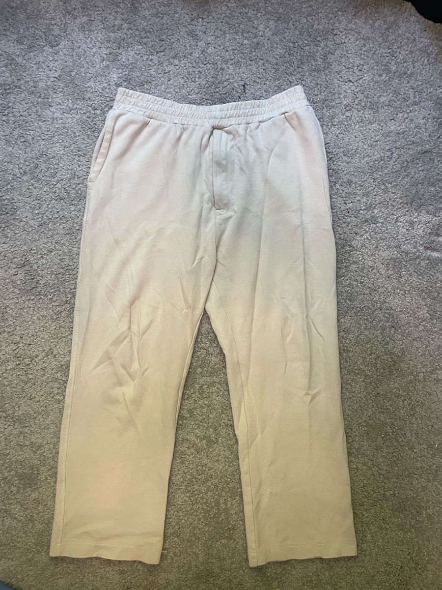 Zara Pantaloni: Zara beige schicke stoffhose – Nuovo (secondo la descrizione) da Wengen venduto da Kienzler240509