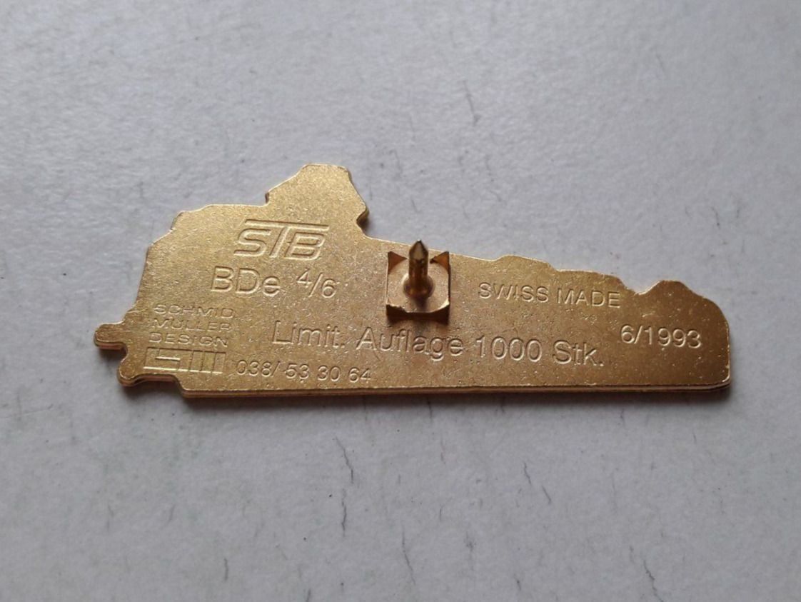 Plaketten & Abzeichen: Pin's : Automotrice BDe 4/6 du STB – Gebraucht aus Buttes von Cafe2005 1
