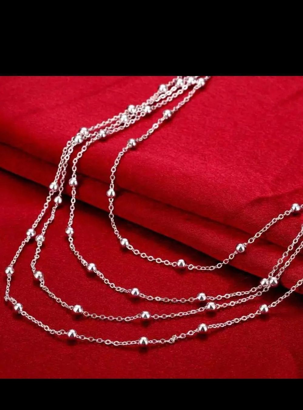 Catenine: Collier 3 chaînes longueur réglable – Nuovo (secondo la descrizione) da Chamoson venduto da Pince26 2