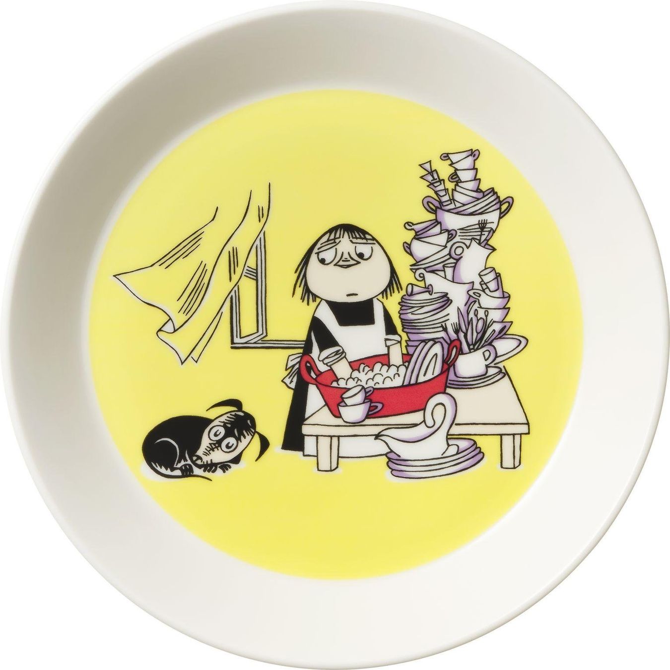 Iittala Piatti: 4 x Iittala Moomin: Teller Misabel gelb 19cm – Nuovo e nell'imballaggio originale da Mönchaltorf venduto da godetra 1