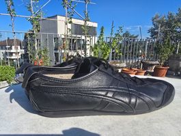 Onitsuka Tiger Leder Schwarz/Schwarz 44
