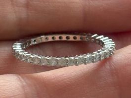 Luxus Elegante Gr.17/7 Ring Memoire Farbe : Silber