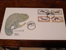 Boîte postale illustrée "Lézards" - Bophuthatswana 1984