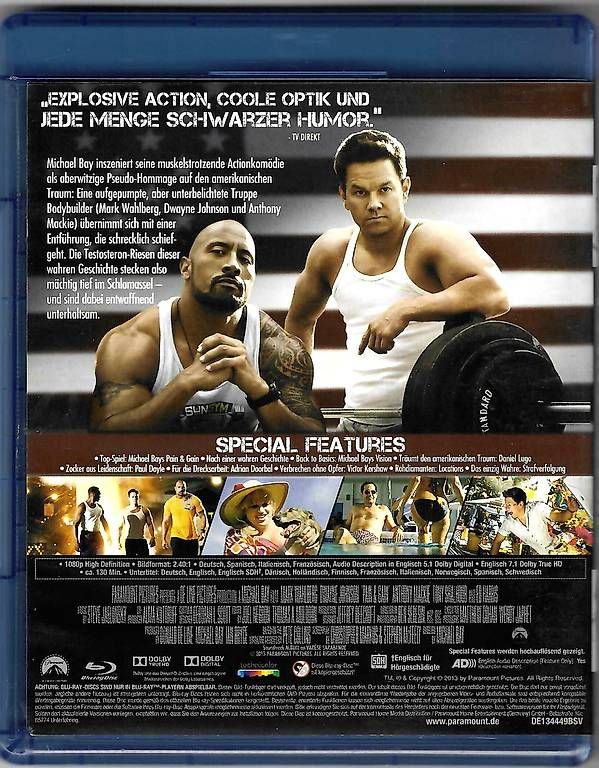 Alle DVDs: Pain & Gain - Blu-ray Film – Gebraucht aus Dörflingen von Super-Bob 1
