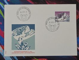 CL28 Enveloppe + Timbre Suisse 1971