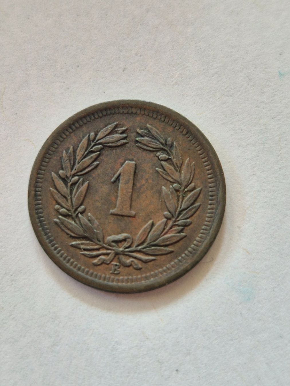 Tutti le monete: 1 Rappen 1900 - selten - hoher Kat.! – Usato da Mels venduto da Goldenfalcon 1