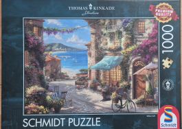 Thomas Kinkade Puzzle: Italienisches Café, 1000 Teile