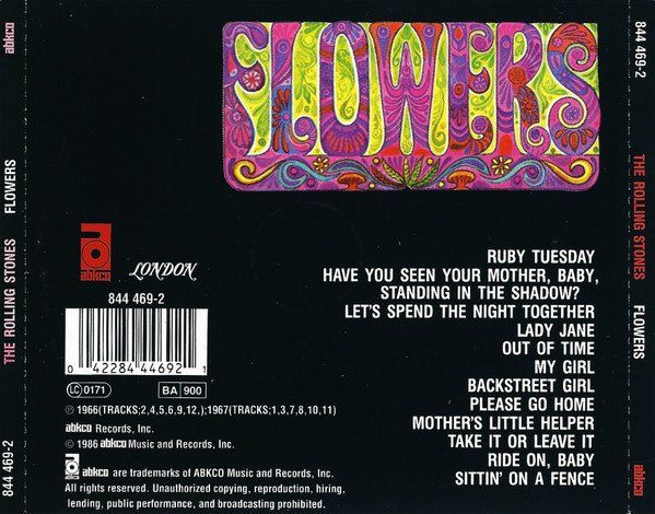 CDs: CD Rolling Stones - Flowers (1966/1986) – Gebraucht aus Möriken AG von mineralia 1