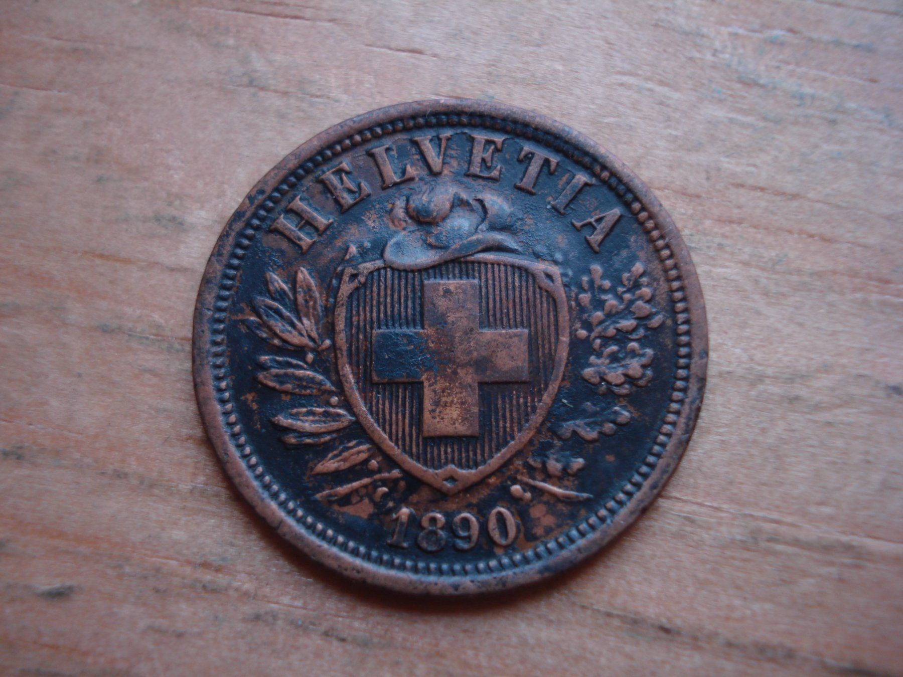 Tutti le monete: (W5) 2 Rappen 1890 – Usato da Erlach venduto da Net-Coins