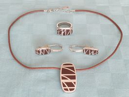 Schmuck Set Silber