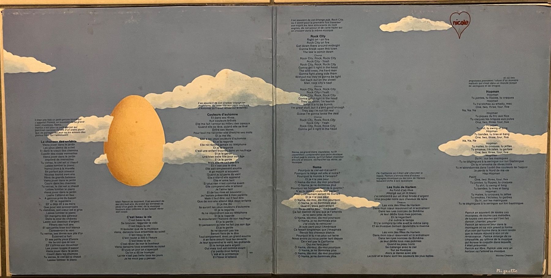 Vinyles: PATRICK JUVET - CHRYSALIDE - 33 Tours – D'occasion à Bussigny par vinyl-pas-cher 1