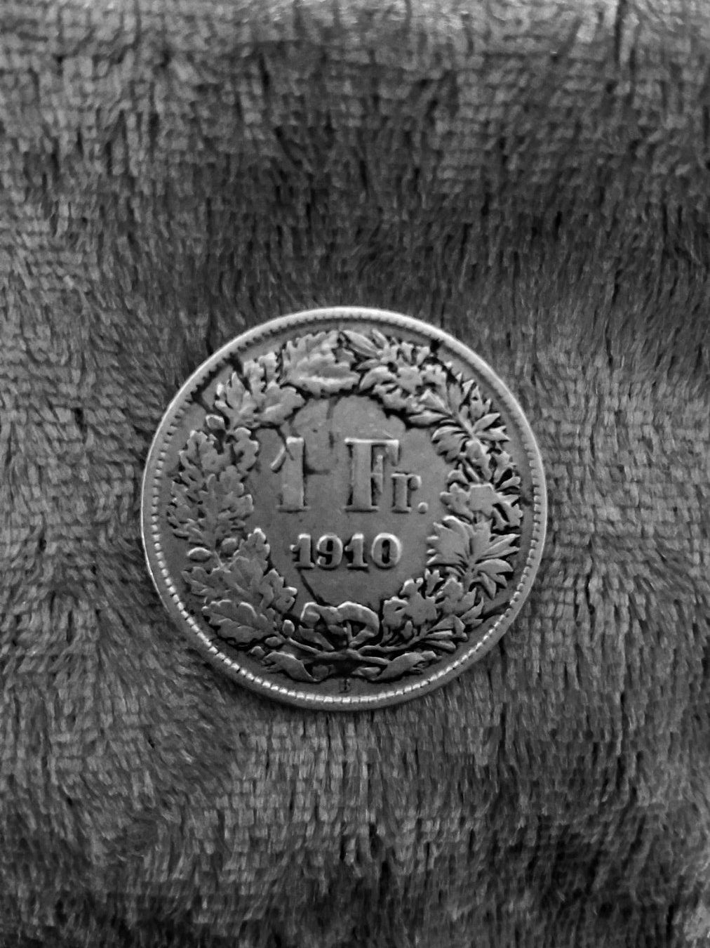 Tutti le monete: CH, 1 Franken/Franc /Franco  1910 – Usato da Gordola venduto da ale_5wbc 7