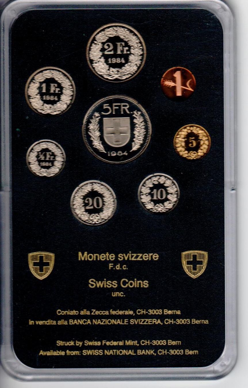 Toutes les monnaies: Münzsatz 1984 – D'occasion à Wolhusen par Curver9