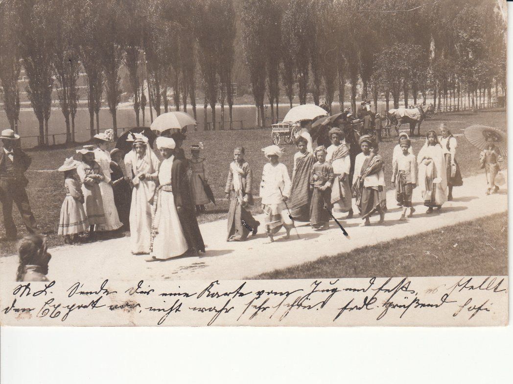 Cartoline postali: Fremde Gäste, 1903 – Usato da Bürglen TG venduto da StampGraf