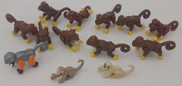 Lot 13 animaux LEGO – singes / primates / Chimpanzés