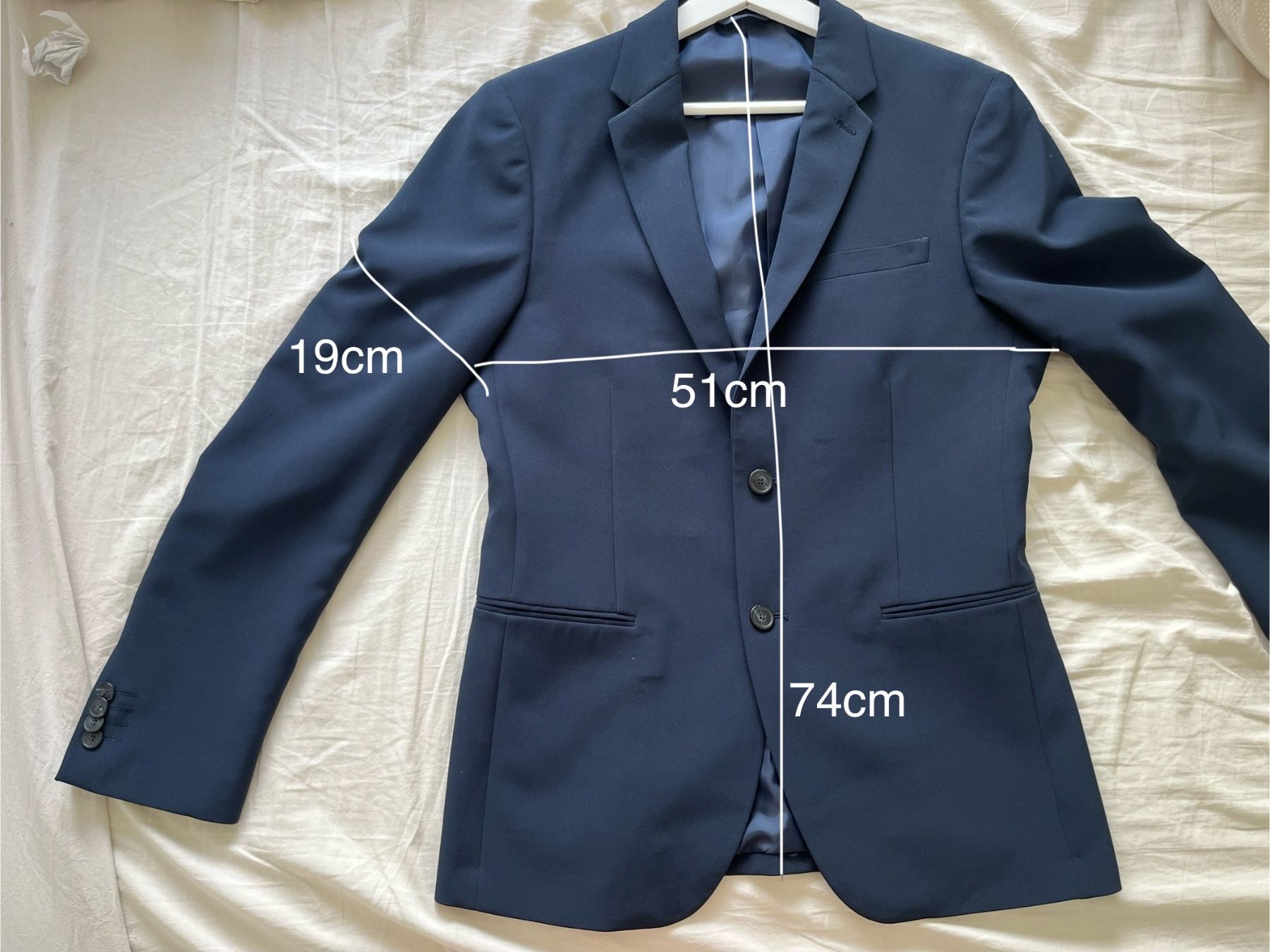 Benetton Costumes: Benetton Sakko Gr. 48 blau – D'occasion à Flims Waldhaus par kat_gs8f