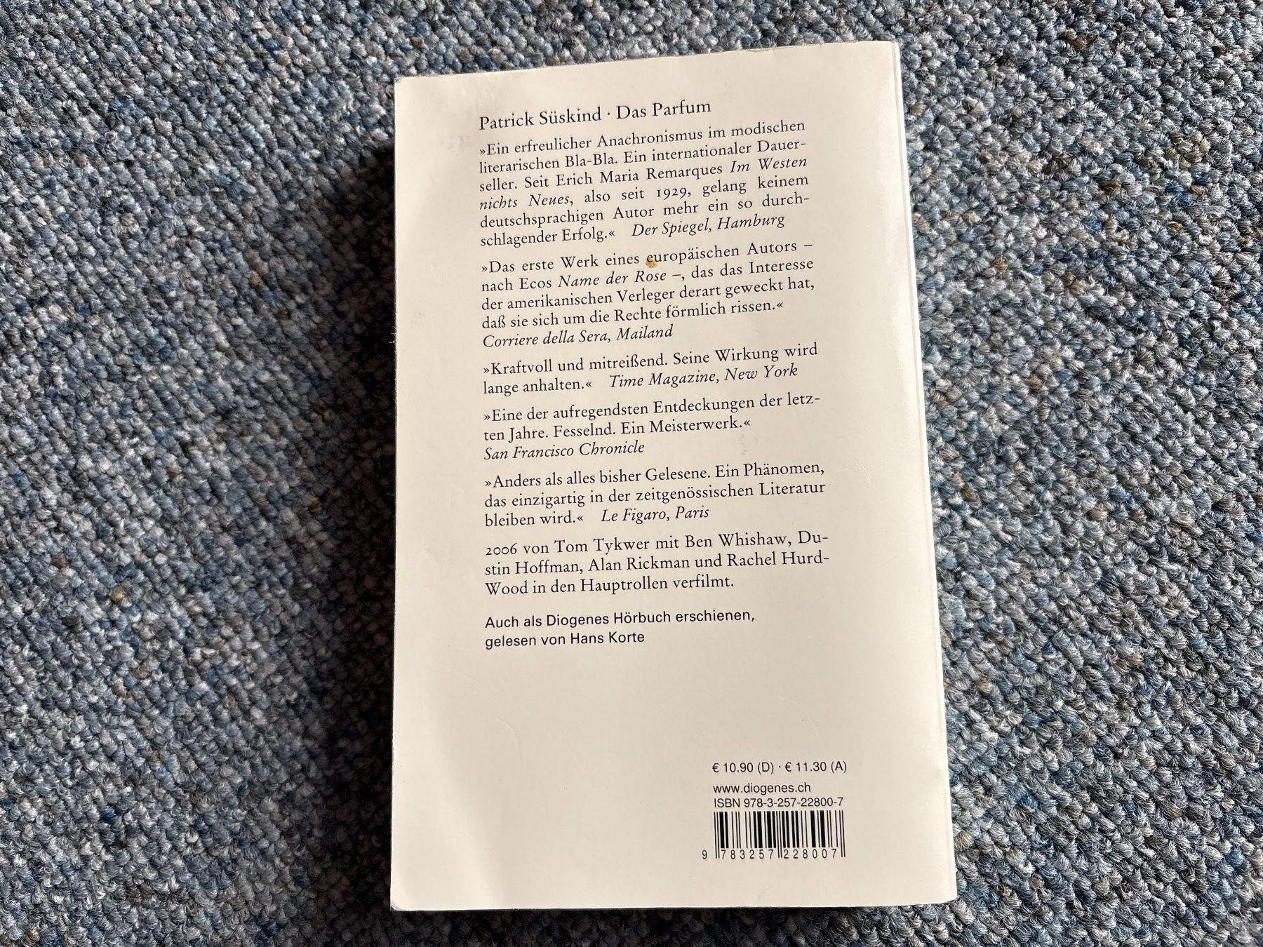 Libri: Patrick Süskind Das Parfum Die Geschichte eines Mörders – Usato da Beatenberg venduto da Rose406 1