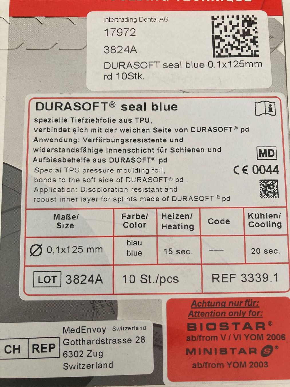 Folien: Scheu Durasoft Seal – Neu und originalverpackt aus Kaltbrunn von Silberkiste 3