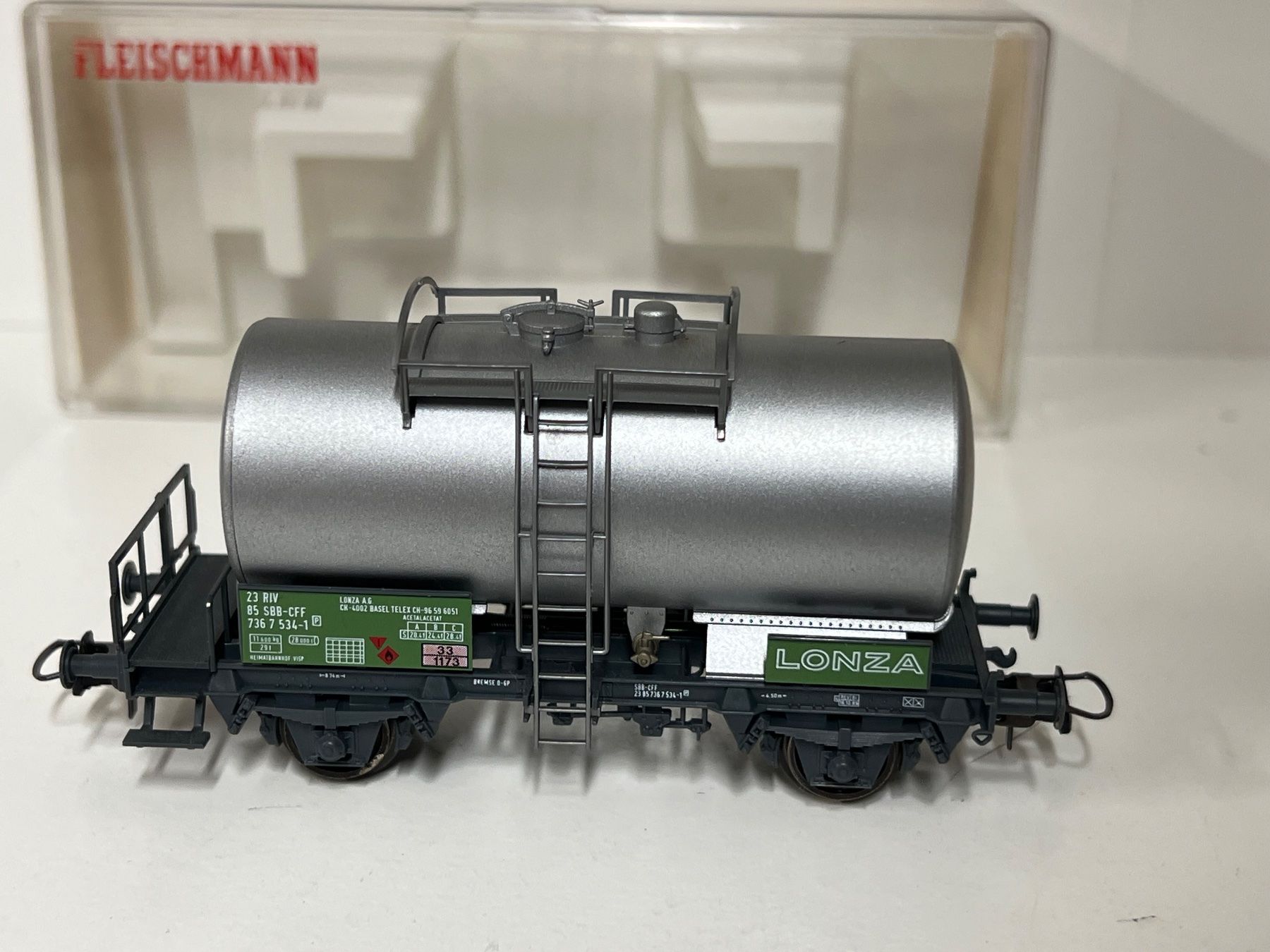 Fleischmann Modelleisenbahnen: Fleischmann SBB Lonza   DC – Gebraucht aus Neuenhof von ludovicco