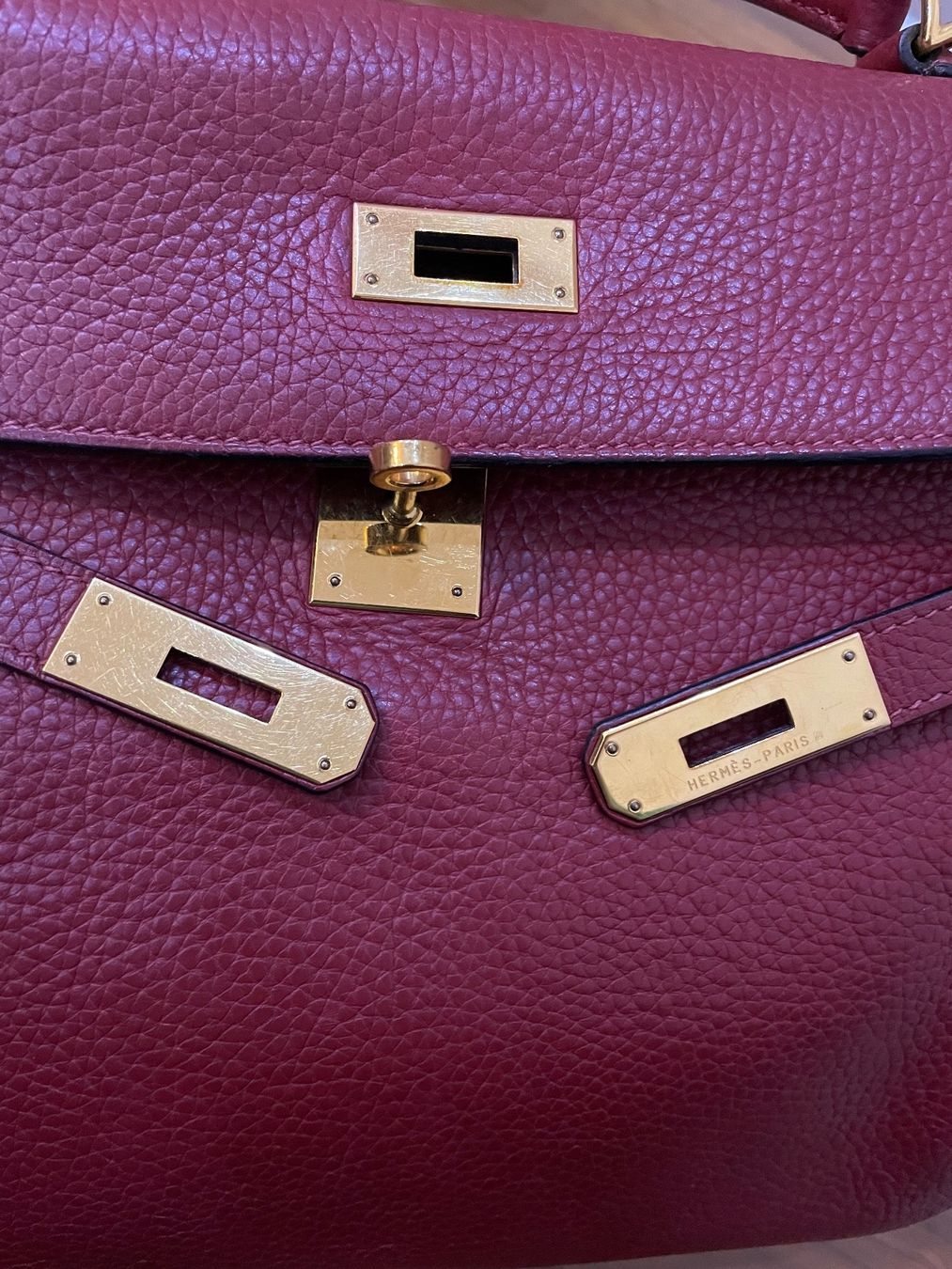 Hermès Borse da donna: Hermes Kelly 32 Gold HW – Usato da Hittnau venduto da LuxAndMore 9
