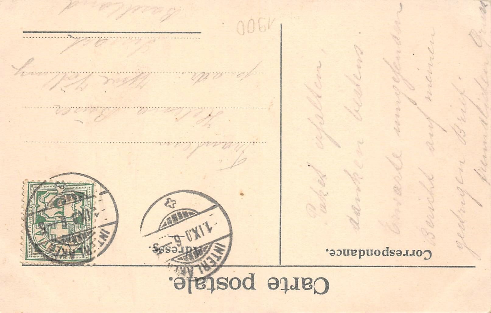 Cartoline postali: 2x Interlaken – Usato da Ottikon b.Kemptth. venduto da Neptun1974 1