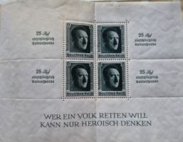 Bloc de 4 timbres Deutsches Reich 1937 état correct