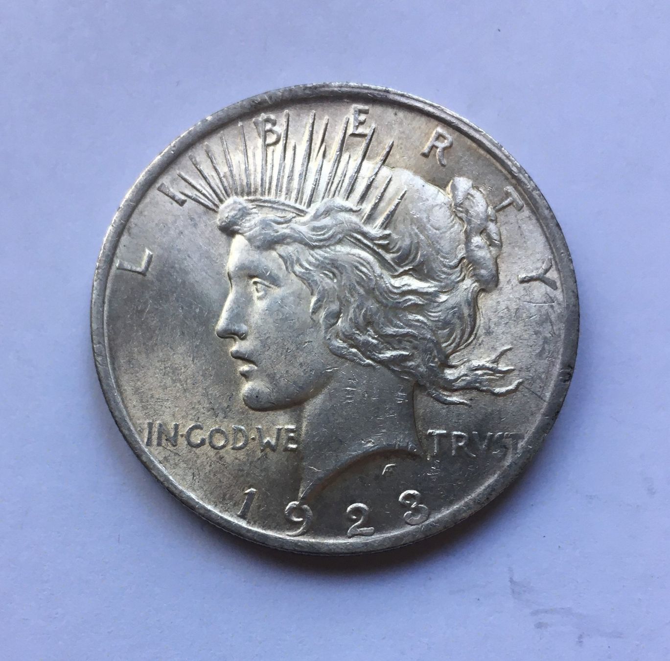 Alle Münzen: 1923 Liberty Dollar Silber – Gebraucht aus Kirchberg SG von Helveticus00