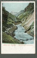 AK color Farblitho Bahn nach Zermatt VS Matter-Vispa ≈ 1903