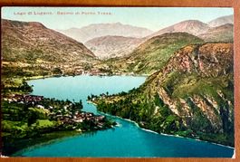 Ponte Tresa - Bacino - Carte ancienne 1900