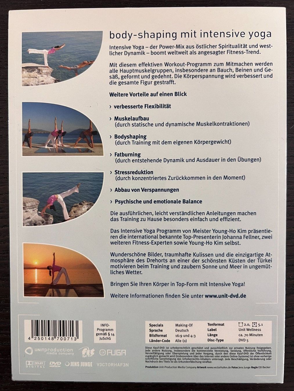 Alle DVDs: Fit For Fun - Body Shaping Intensive Yoga – Gebraucht aus Zürich von FilmFreunde 1