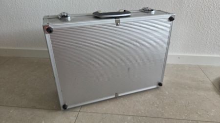 Moderationskoffer Alu, voll ausgestattet