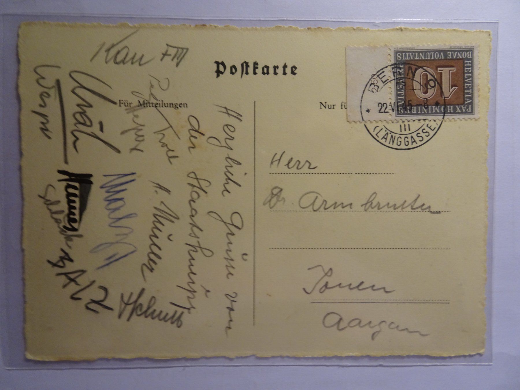 Cartoline postali: AK Studentika Burgundia Bern – Usato da Feldbrunnen venduto da MarcusSO 1