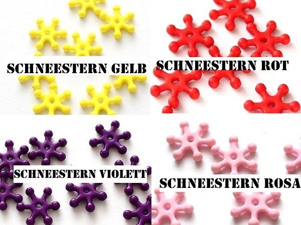 Perlen (unechte): Acrylperle Stern 15mm  (10Stk.) – Neu (gemäss Beschreibung) aus Schlatt TG von mavo85