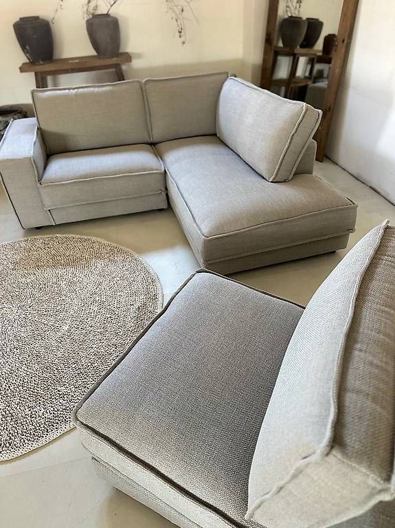 Bolia Divani: Bolia Sofa Noora, 3 Module Vilme Boucle Light Grey - NEU – Nuovo (secondo la descrizione) da Worb venduto da outherein