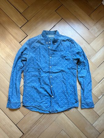 SCOTCH & SODA - Hemd blau gemustert XL