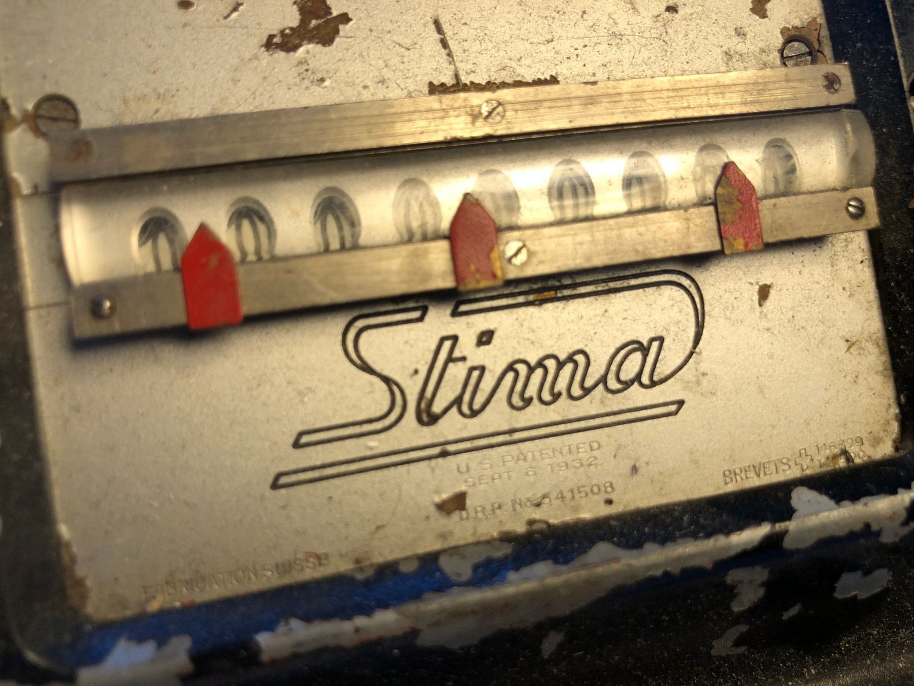 Tutte le macchine: Stima Rechenmaschine, Stift fehlt, Swiss made – Difettoso da Hinterkappelen venduto da atomschnee 3