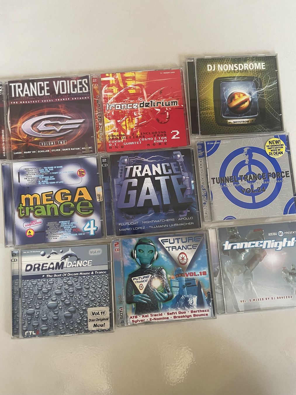 psychedelic TRANCE techno CD 9枚 💿 Lot of 9 cd trance - techno - house music 🎶 (Defekt) in