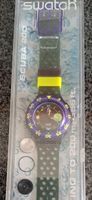 Swatch Scuba 200 Uhr violett schwarz neu in Box