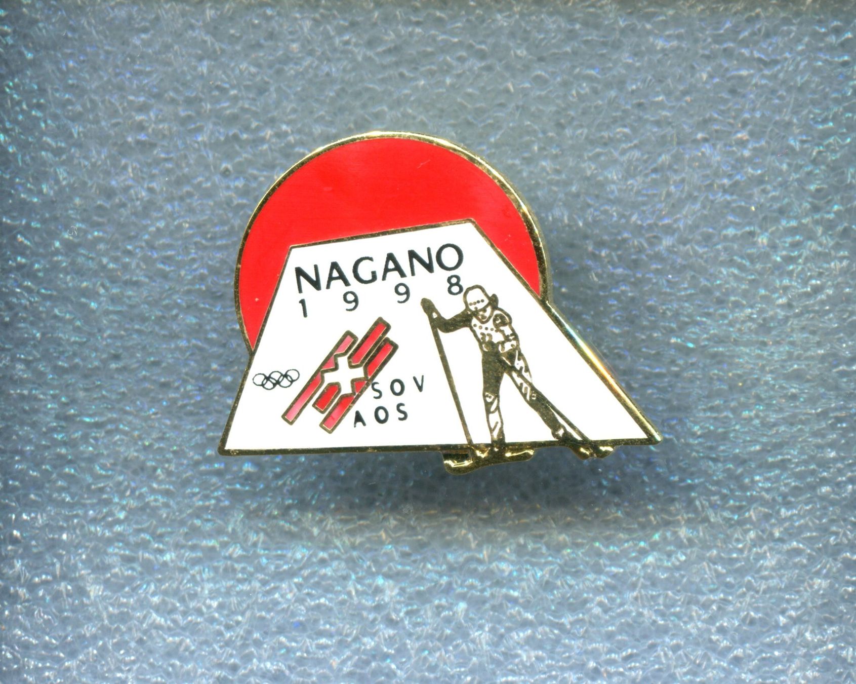 Placchette & Badge: Olympiade Nagano '98  SKI LANGLAUF – Usato da Winterthur venduto da Sammleroase