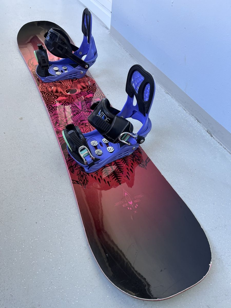 Nidecker Board: Nidecker Snowboard 139cm inkl. Nidecker Snowboardbindung – Usato da Horgen venduto da pupcia01 1
