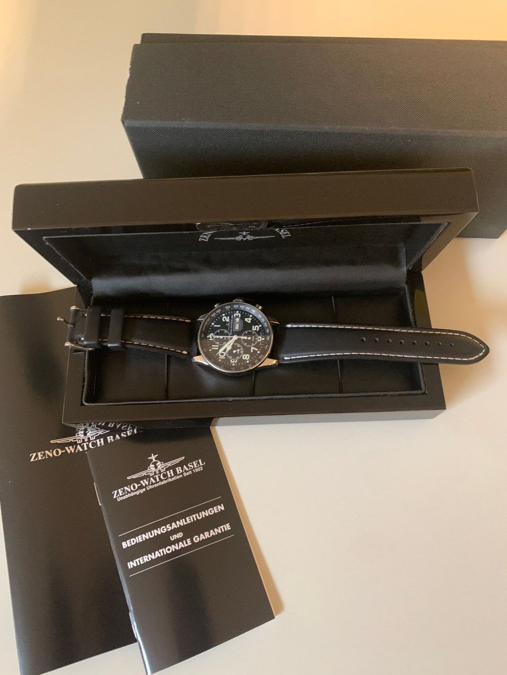 Zeno Orologi: Zeno-Watch X-Large Pilot Chronograph – Usato da Wängi venduto da Guni70
