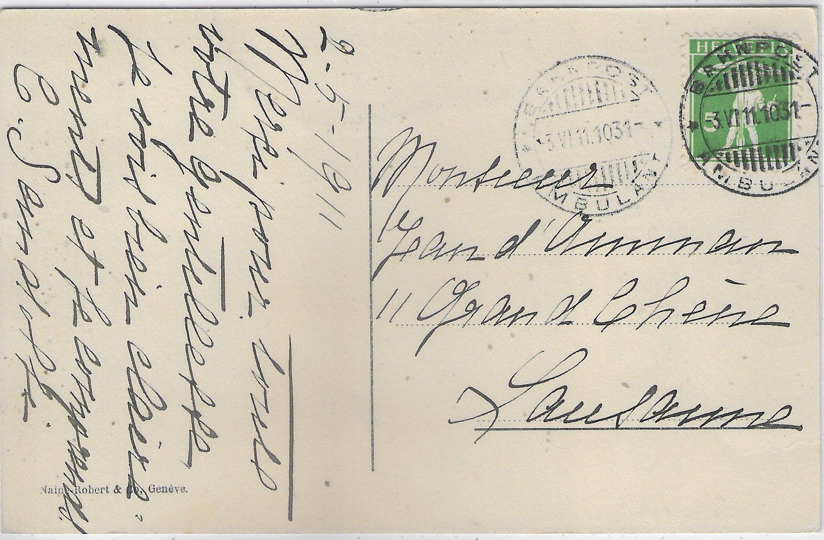 Cartoline postali: Geneve - La Rade – Usato da Ettingen venduto da Kartenplanet 1