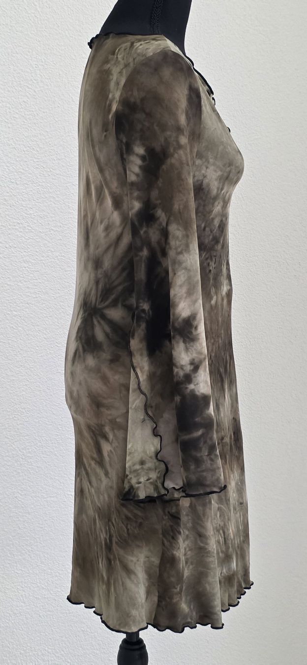 Kleider: Kleid mit Druckmuster und Spitze Grösse M  – Neu (gemäss Beschreibung) aus Rheinsulz von Gilea 2