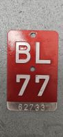 Velonummer BL 77
