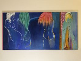 Originalgemälde Christine Wildi – Unikat 160 × 80
