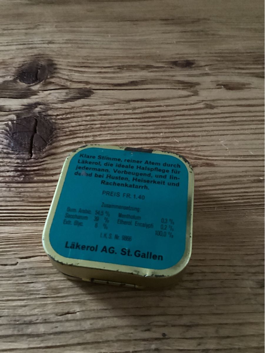 Tutte le decorazioni: Läkerol Blechdose, Vintage – Usato da Wassen UR venduto da SABDOM 3