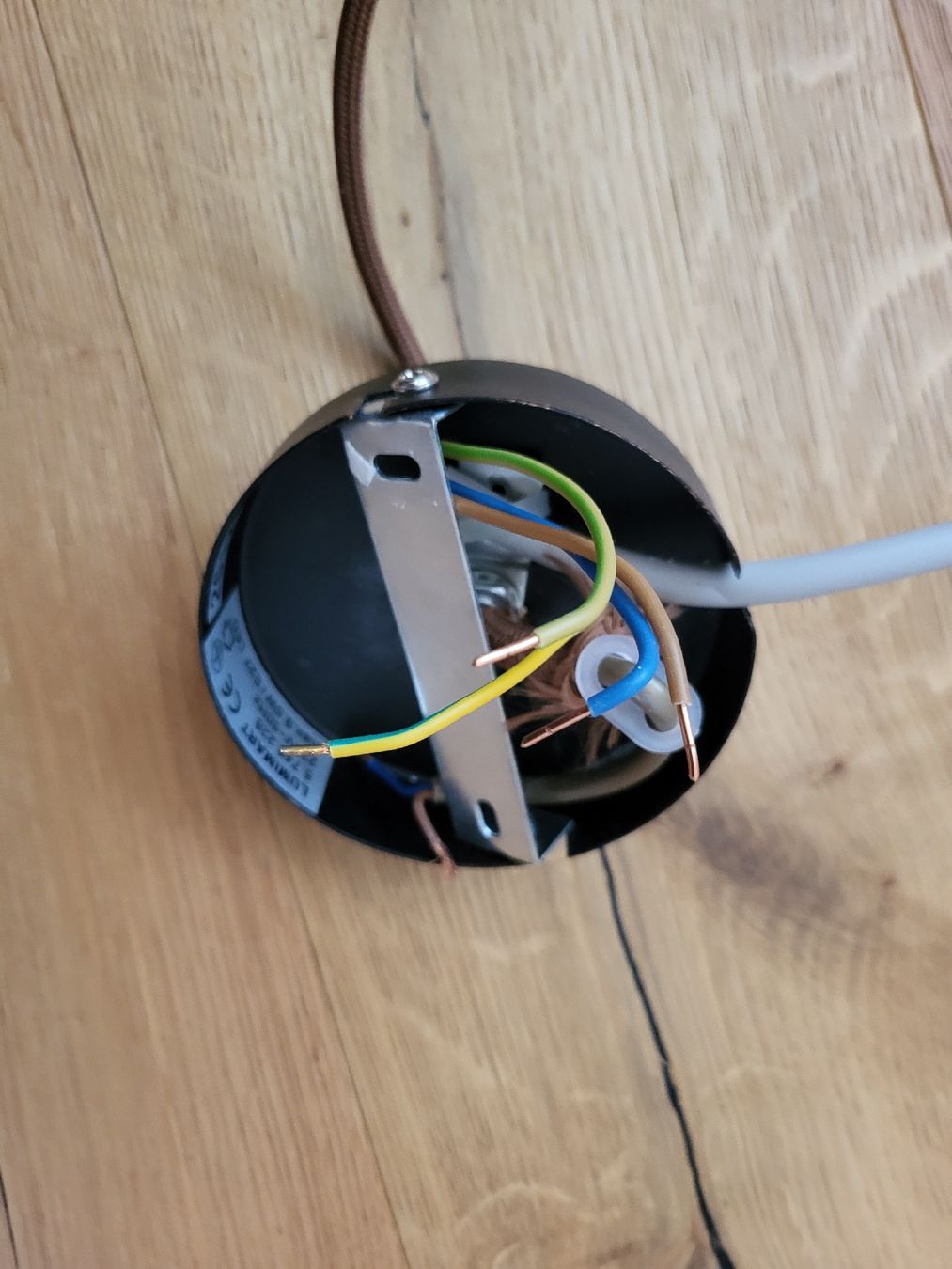 Lampes: Hängeleuchten Kugel Lochmuster Dunkelbraun – D'occasion à Gähwil par Ste_Holz 4