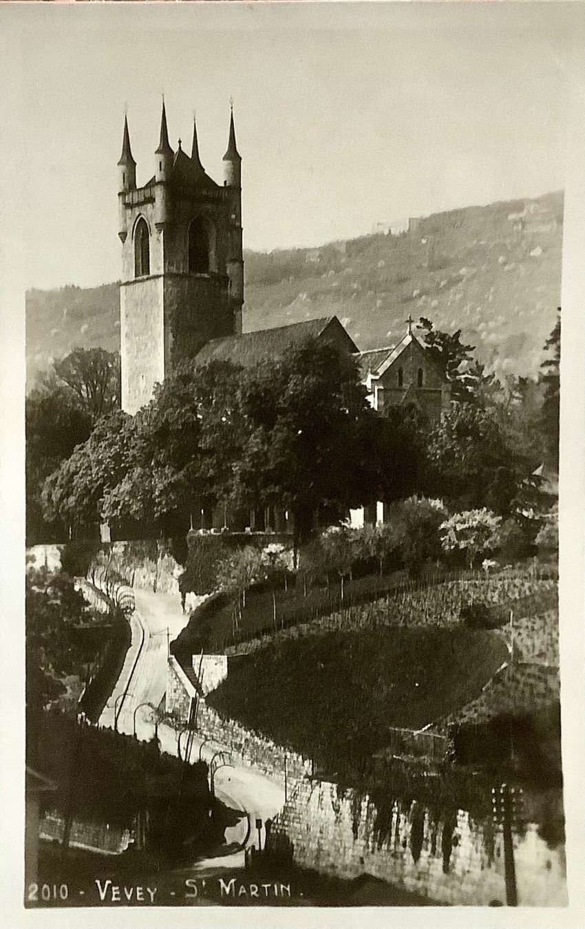 Cartoline postali: VEVEY - St. Martin Kirche – Usato da Root venduto da ENGLAND-TREASURES 1