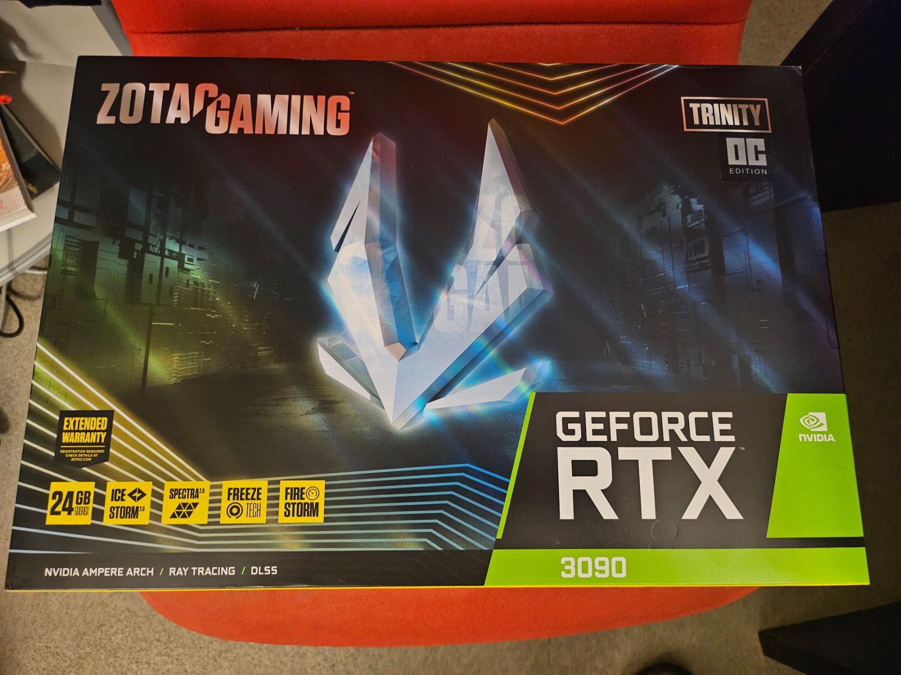 Nvidia Grafikkarten: Zotac GeForce RTX 3090 Trinity OC Edition – Neu und originalverpackt aus Schaffhausen von Bkf
