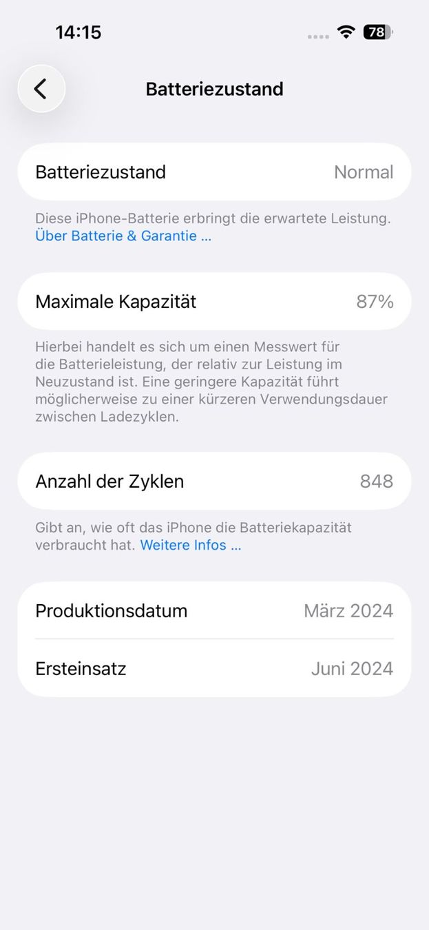Apple Handys / Smartphones: iPhone 15 Pro | 256GB | BLACK | TOP ZUSTAND – Gebraucht aus Seuzach von Chris1979 5